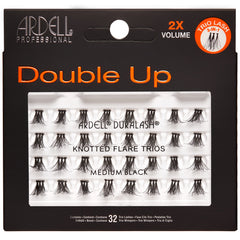 Ardell Duralash Double Up Knotted Flare Trios - Medium Black