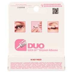 DUO Quick Set Strip Lash Adhesive Dark Tone (7g) - Back of Packaging