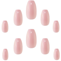 Elegant Touch False Nails Acrylic Colour Infusions - Luscious Lychee (Loose)
