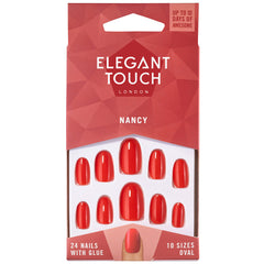 Elegant Touch False Nails Oval Medium Length - Nancy