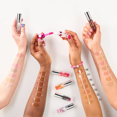 Essence Hydra Kiss Lip Oil (4ml) - Colour Swatches 1