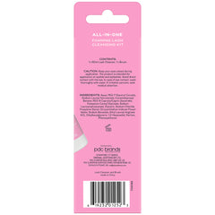 Eylure All-in-One Foaming Lash Cleansing Kit (60ml) - Back of Packaging