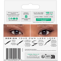 Eylure Individual Lashes Volume (Back of Packaging)