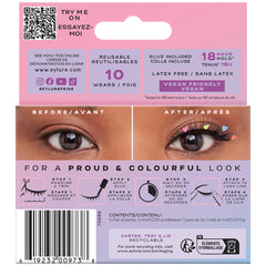Eylure Pride Lashes - Heart's Desire (Back of Packaging)