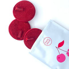 Face Halo Cherry Reusable Makeup Remover Pad (3 Pack) - Lifestyle 4