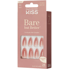 Kiss False Nails Bare But Better - Fairest Nude (Angled Packaging 2)