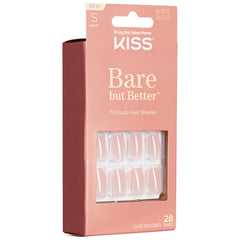 Kiss False Nails Bare But Better - Nudies (Angled Packaging 1)
