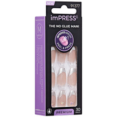 Kiss imPRESS Premium Press-On False Nails - Memory Lane (Angled Packaging Shot 1)