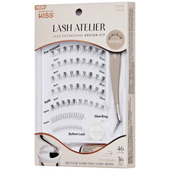 Kiss Lash Atelier Lash Extensions Design Kit - Natural (Angled Packaging Shot 2)