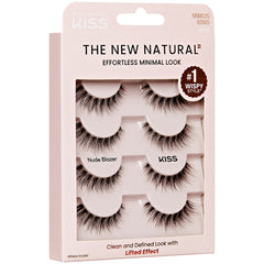 Kiss The New Natural Lashes Multipack - Nude Blazer (Angled Packaging 1)