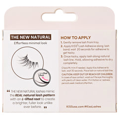 Kiss The New Natural Lashes - Silver Ring (Back of Packaging)