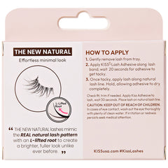 Kiss The New Natural Lashes - White Shirt (Back of Packaging)