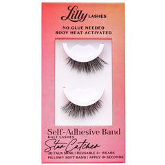 Lilly Lashes Self-Adhesive Band 3D Faux Mink Half Lashes - Star Catcher