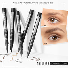 Nanobrow Microblading Pen (1ml) - Model Shot (Before & After)