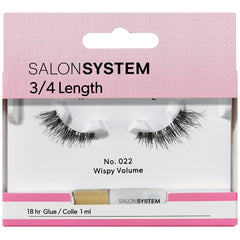 Salon System 3/4 Length 022 Wispy Volume Lashes