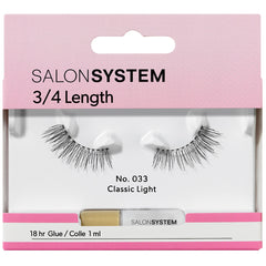 Salon System 3/4 Length 033 Classic Light Lashes