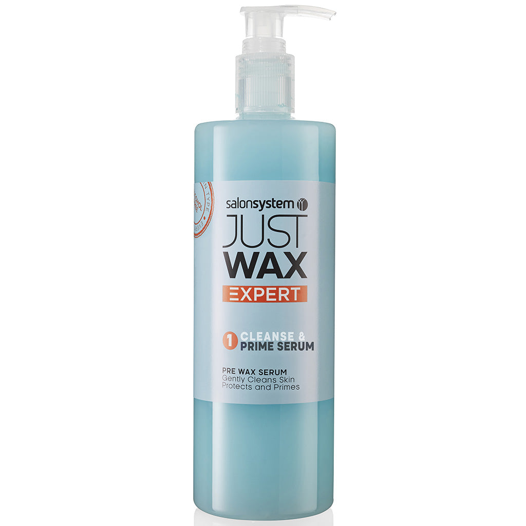 Salon System Just Wax Expert Cleanse & Prime Serum (500ml)