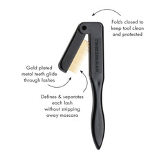 Tweezerman Folding iLash Comb (Infographic)