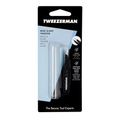 Tweezerman Mini Slant Tweezer Black Leopard (Packaging)