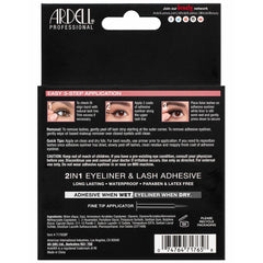 Ardell Lash Contour False Eyelashes - 370 (Twin Pack) - Back of Packaging
