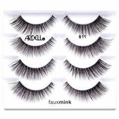 Ardell Faux Mink Lashes Black 811 Multipack (4 Pairs) - Tray Shot