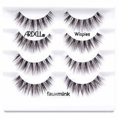 Ardell Faux Mink Lashes Black Wispies Multipack (4 Pairs) - Tray Shot