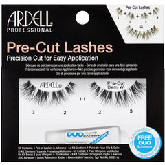 Ardell Pre-Cut Demi Wispies Lashes Black (with DUO Glue)
