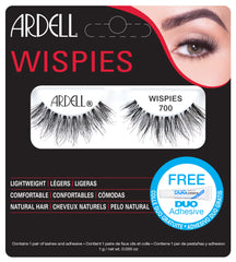 Ardell Wispies 700 Lashes Black (with DUO Glue)