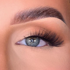 Dose of Lashes 3D Faux Mink Half Lashes - Lowkey (Model Shot)