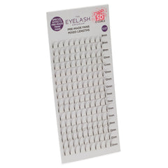 Eyelash Emporium 5D C Curls Pre-Made Fans 0.07 Mixed Lengths (Angled)