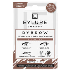 Eylure Dybrow Permanent Eyebrow Tint - Mid Brown