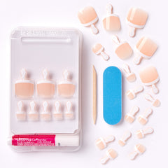 Kiss False Nails Salon Acrylic - Toe Nails (Contents)