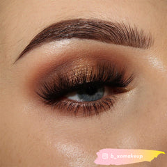 Peaches and Cream Faux Mink Lashes - Style No. 33 (Model Shot - b_xomakeup)