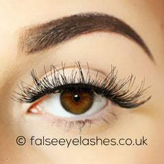 Red Cherry Lashes Style #102 (Chakra) - Model Shot 1