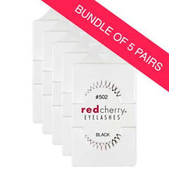 Red Cherry Under Lashes Style #502 Kitty (BUNDLE OF 5 PAIRS)