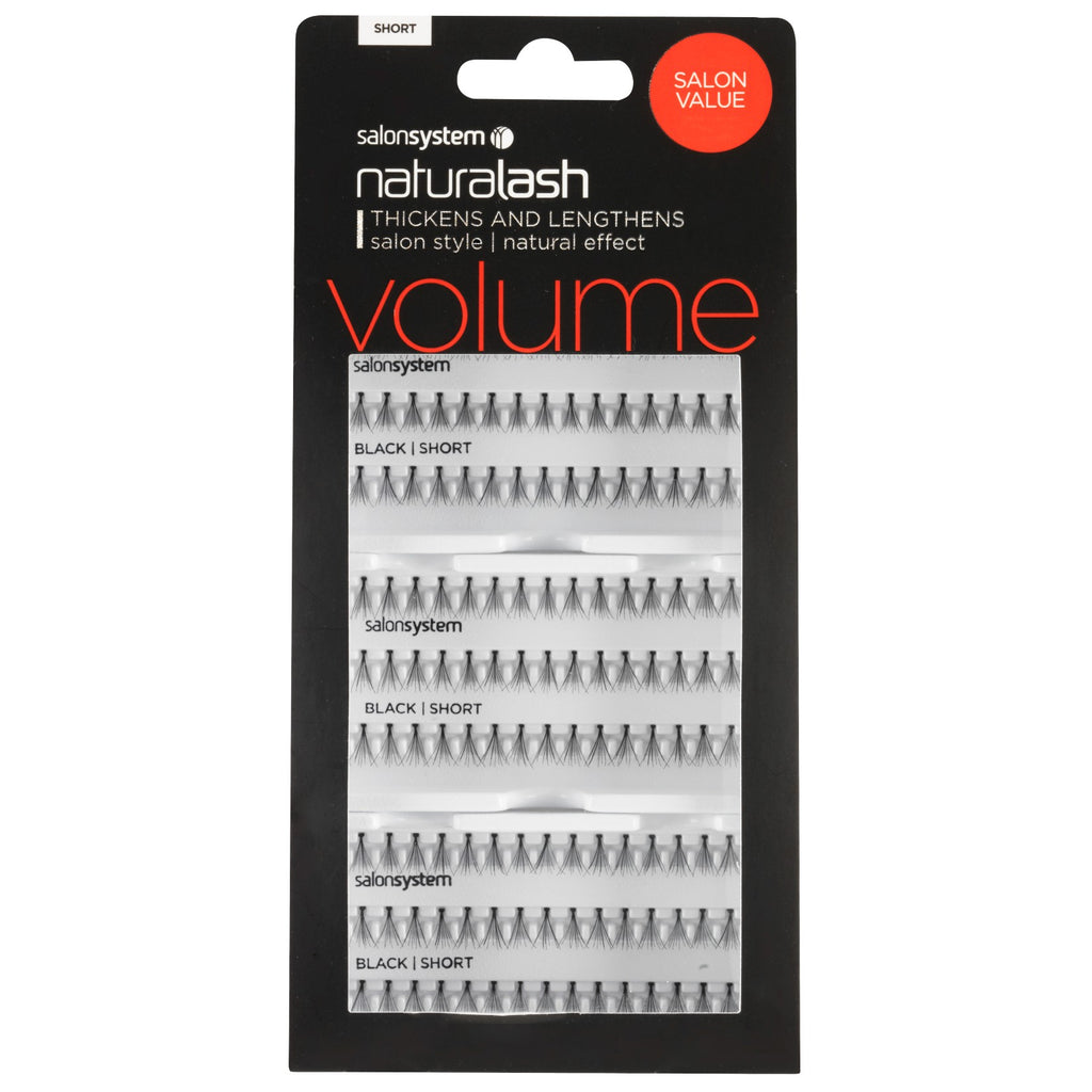 Salon System Individual Lashes SALON VALUE PACK Black Short