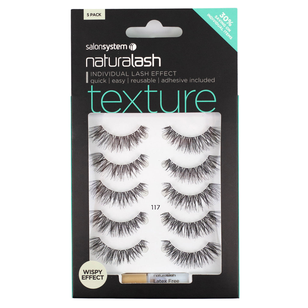 Salon System Naturalash Texture 117 Multipack (5 Pairs)