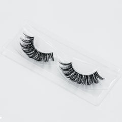 Unicorn Cosmetics 3D Faux Mink Lashes - Not Basic (Angled Tray Shot)