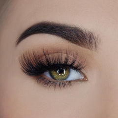 Unicorn Cosmetics 3D Faux Mink Lashes - Rebel Smoke (Model Shot)