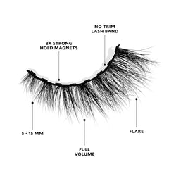 Velour Magnetic Effortless Lashes - Opposites Attract (Lash Scan with Measurements)