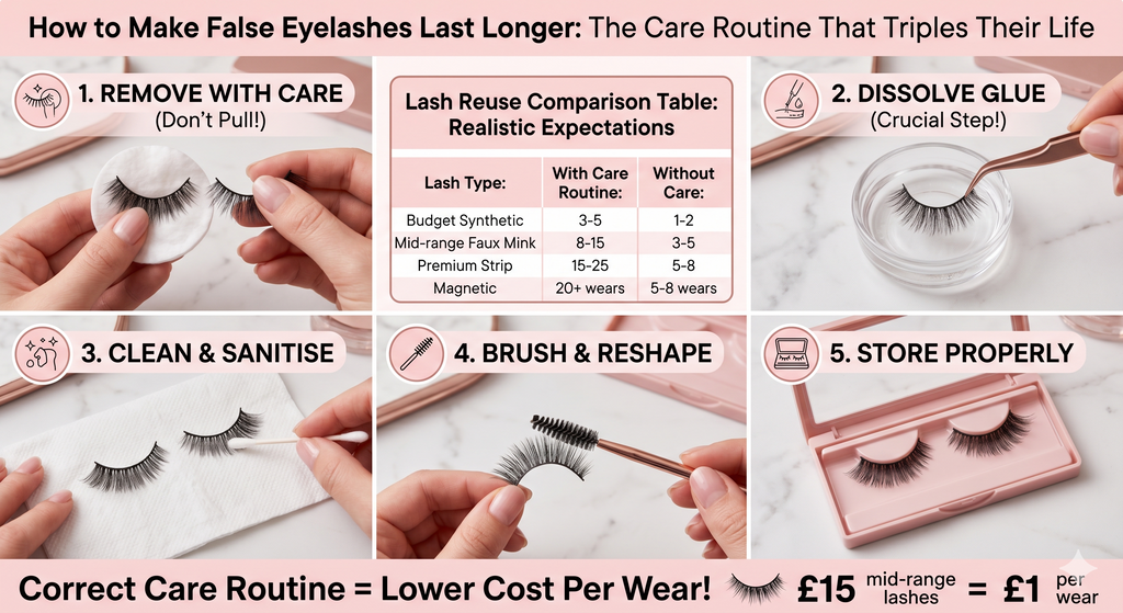 How to Make False Eyelashes Last Longer