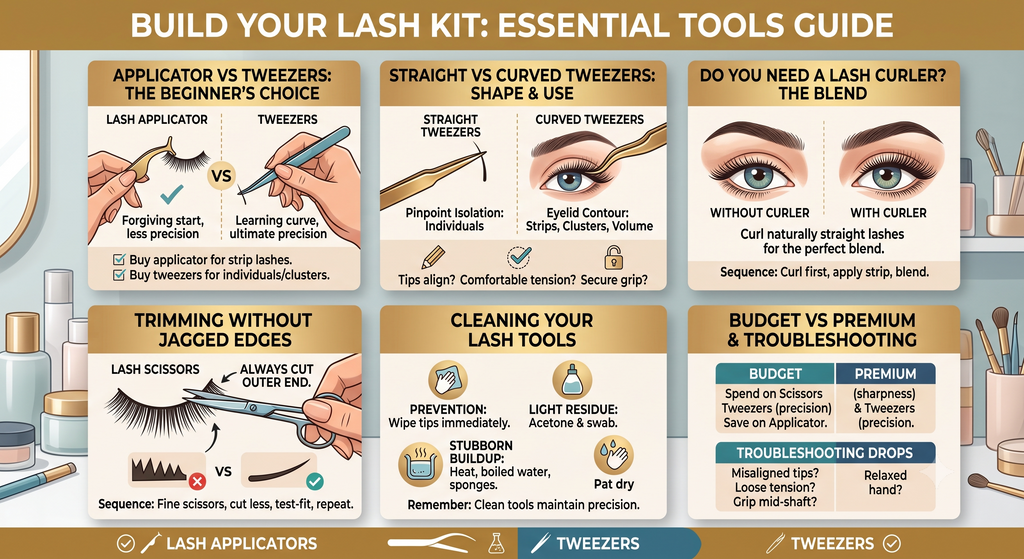 Lash Accessories and Tools: What You Actually Need