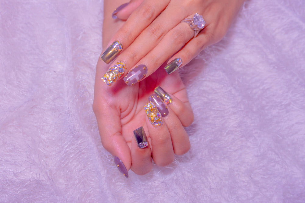 French Nails using Chrome - wide 7