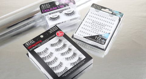 Ardell lashes flatlay 3 styles