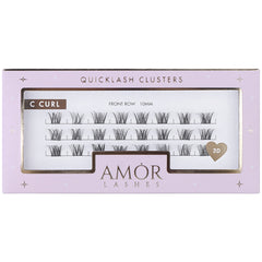 Amor Lashes QuickLash Clusters - Front Row (C Curl) [10mm]