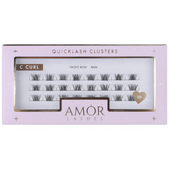 Amor Lashes QuickLash Clusters - Front Row (C Curl) [8mm]