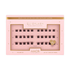 Amor Lashes QuickLash Mixed Length Clusters (D Curl) [Fierce]