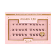 Amor Lashes QuickLash Mixed Length Clusters (D Curl) [Tease]