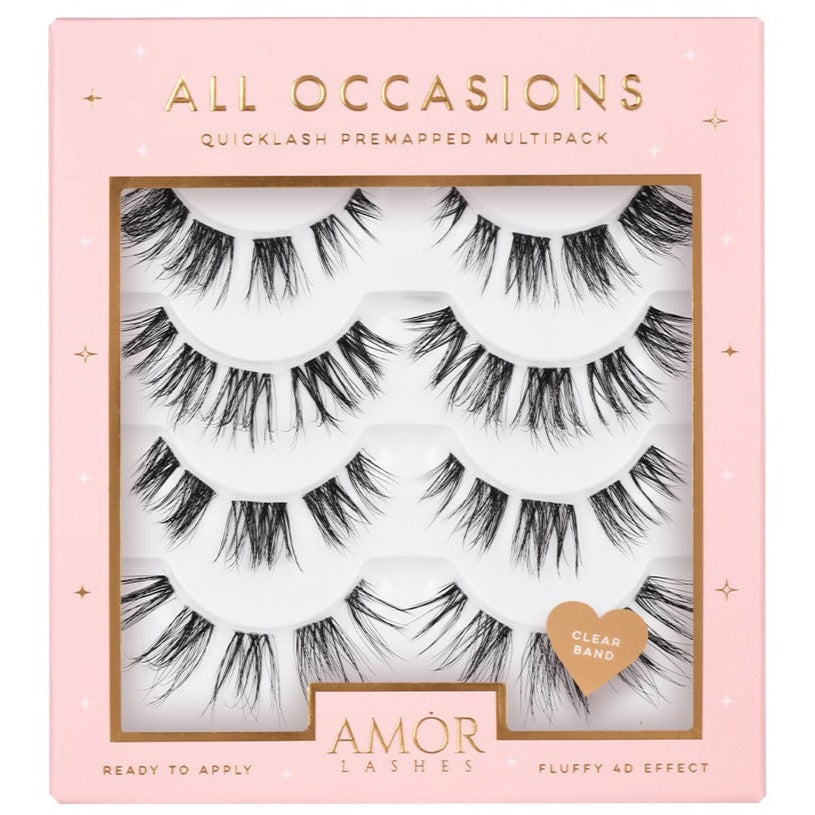 Amor Lashes QuickLash Pre Mapped Multipack - All Occasions