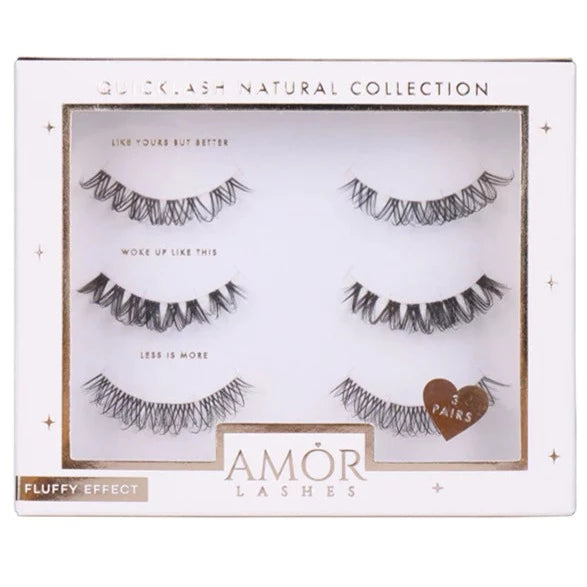 Amor Lashes QuickLash Pre Mapped Multipack - The Natural Collection